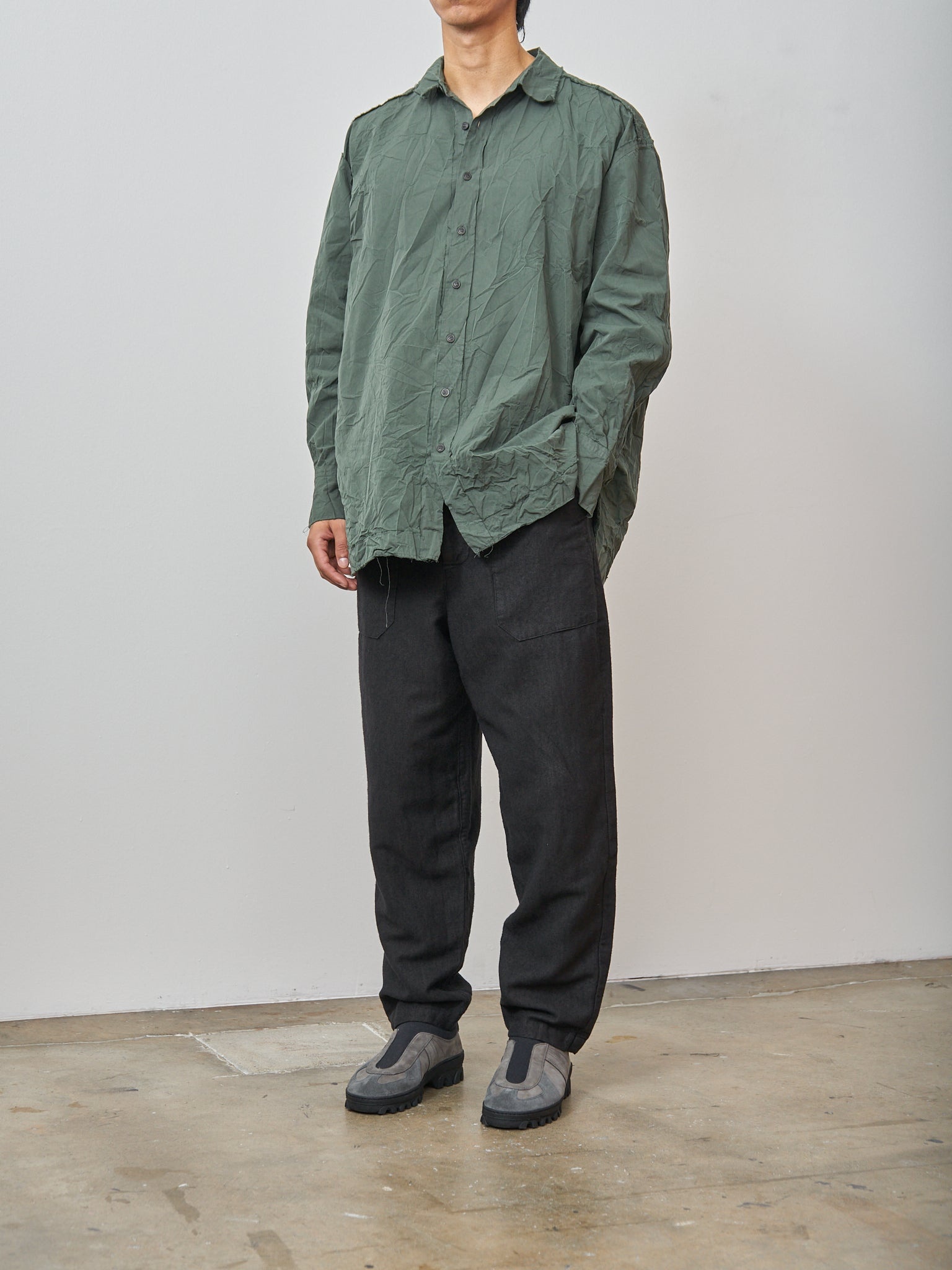 Hamnet Shirt - Dark Khaki - 3
