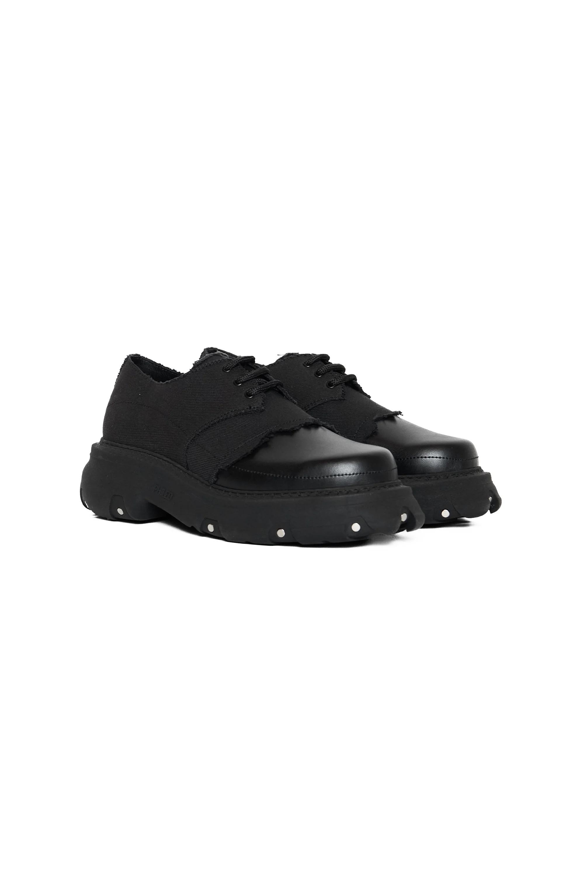 Phileo 005 Derby Scar Shoes Black - 3