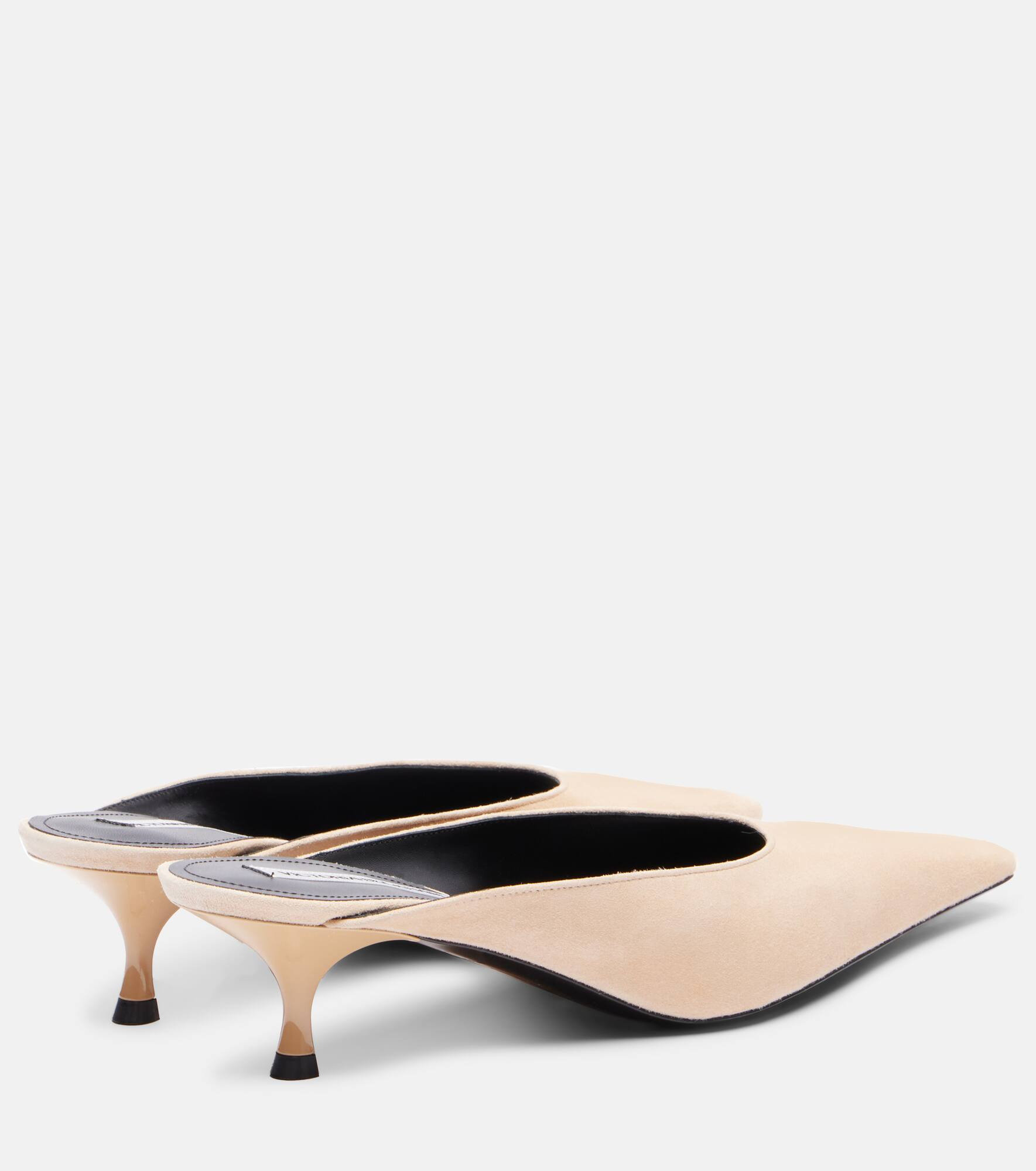 45 suede mules - 2