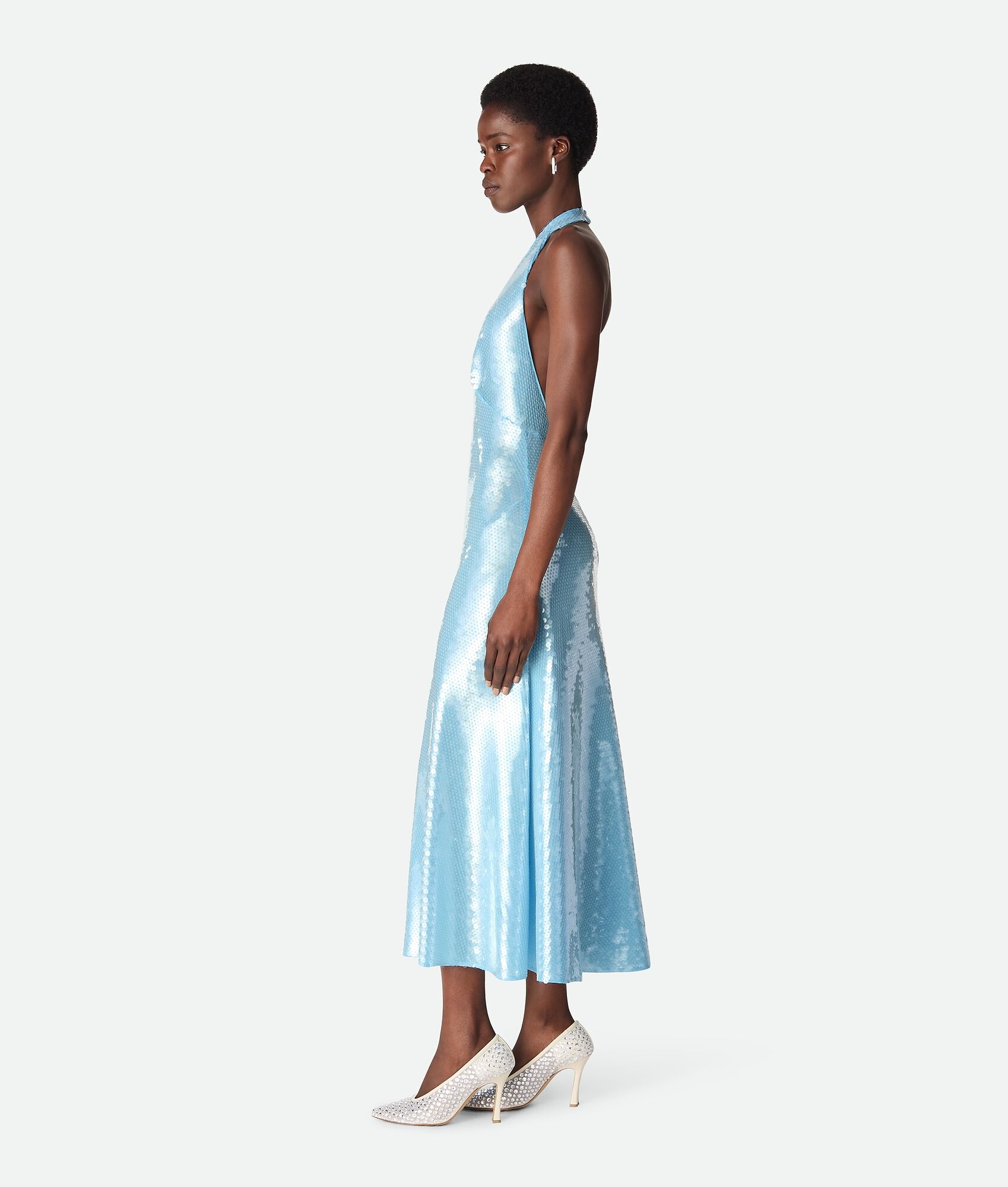 Light Viscose Sequins Dress - 2