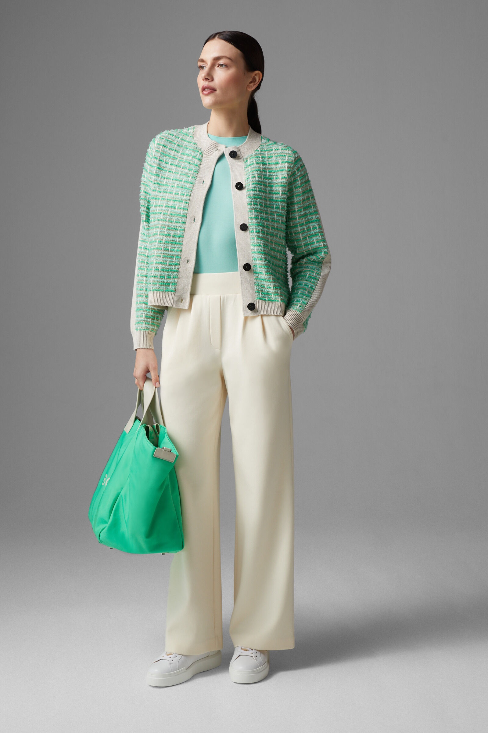 Wil Zaha Tote bag in Green - 7