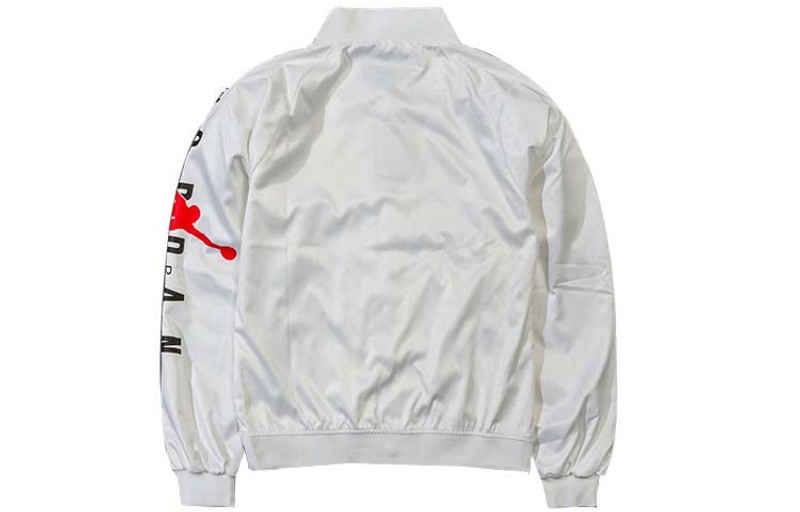 Jordan Air Jordan Jumpman Sports Jacket baseball uniform White AO0445-100 outlook