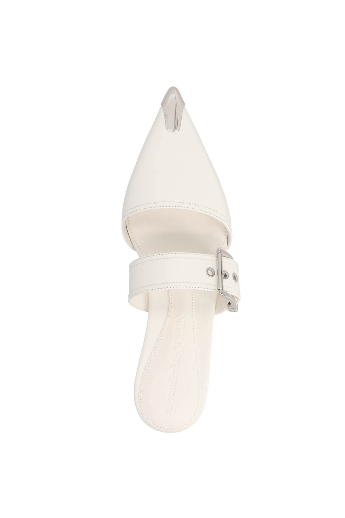 ★alexander mcqueen★ Formal Punk Mule White 733188WHSWD9359 MUSINSA | ALEXANDER McQUEEN Formal Punk Mule - White