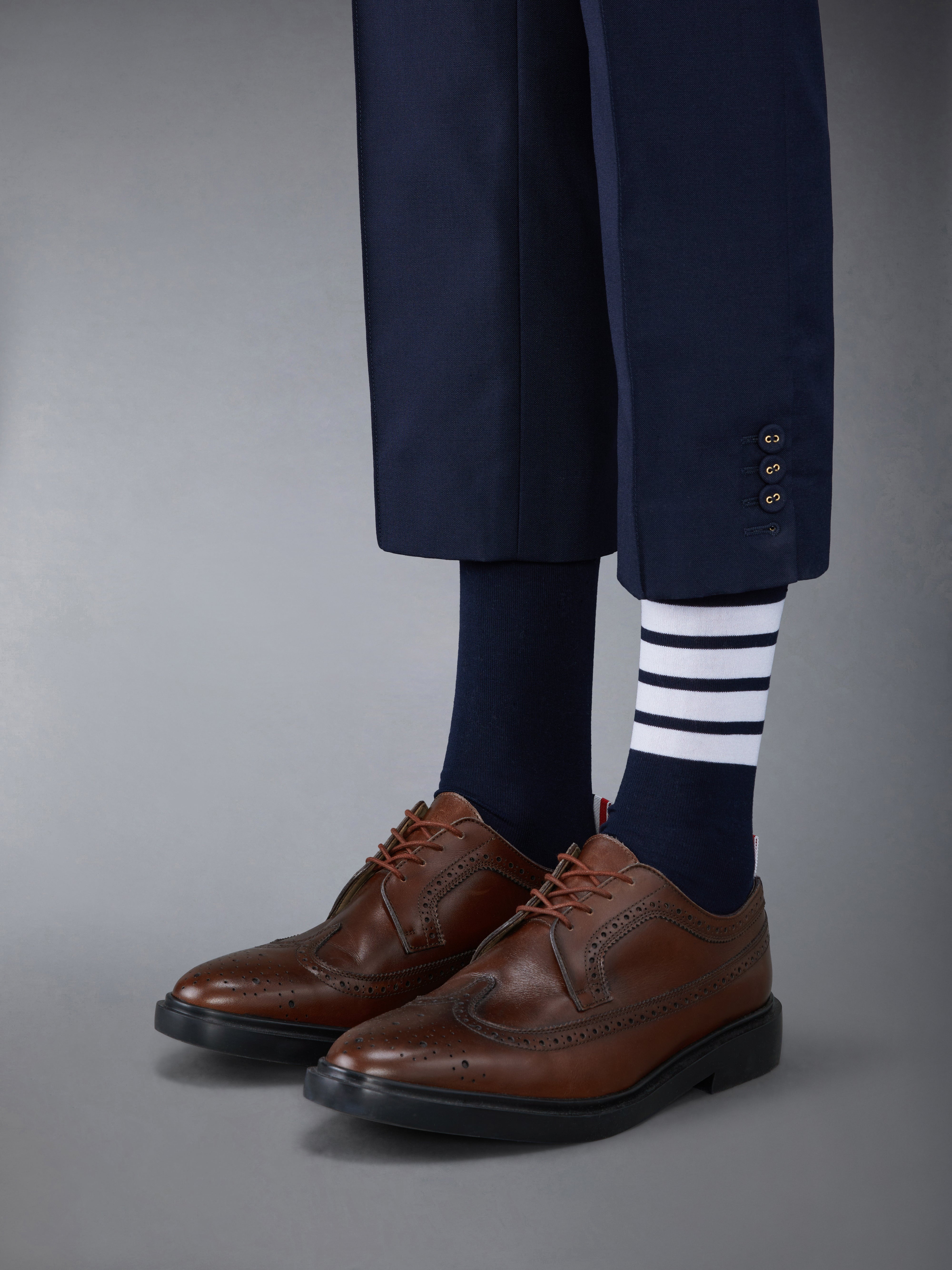 Rubber Sole Classic Longwing Brogue - 4