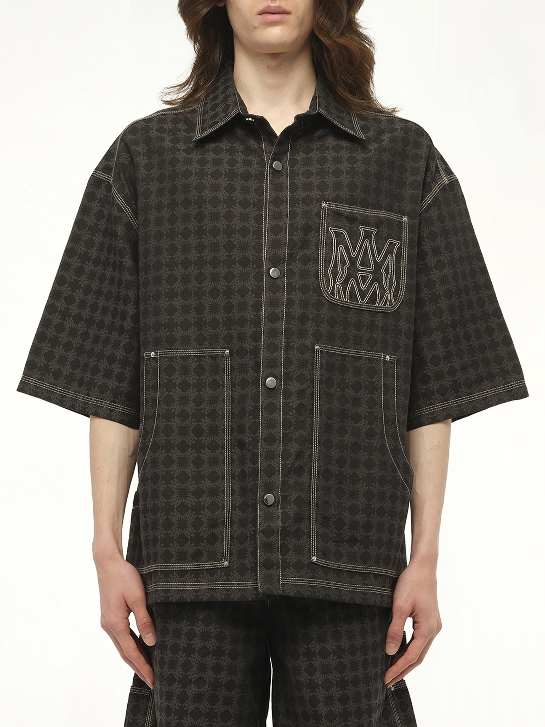 MA Quad Work Shirt in Black - 1