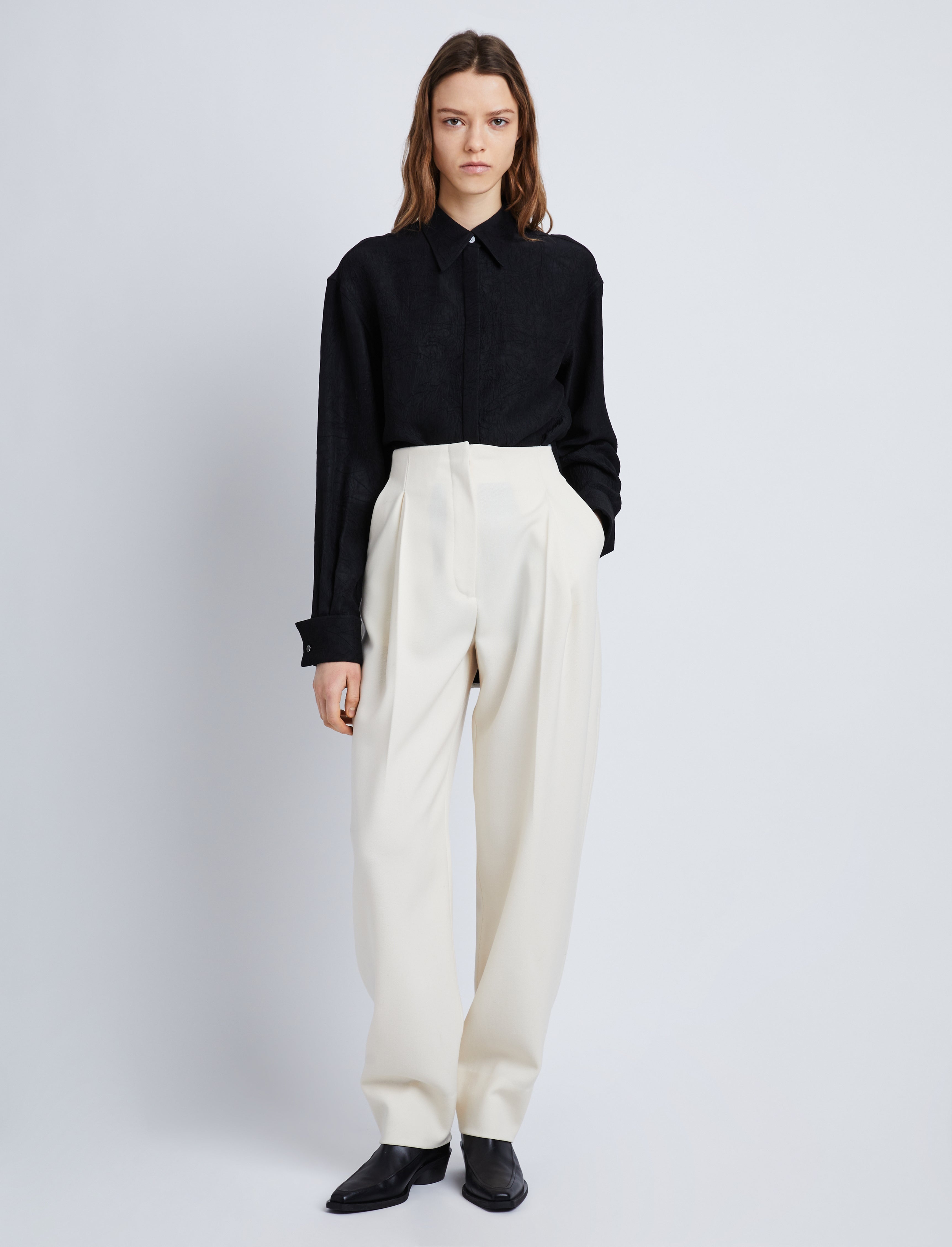 Wool Twill Trousers - 6