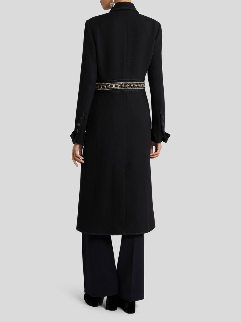 WOOL COAT WITH JEWEL EMBELLISHMENTS 4
