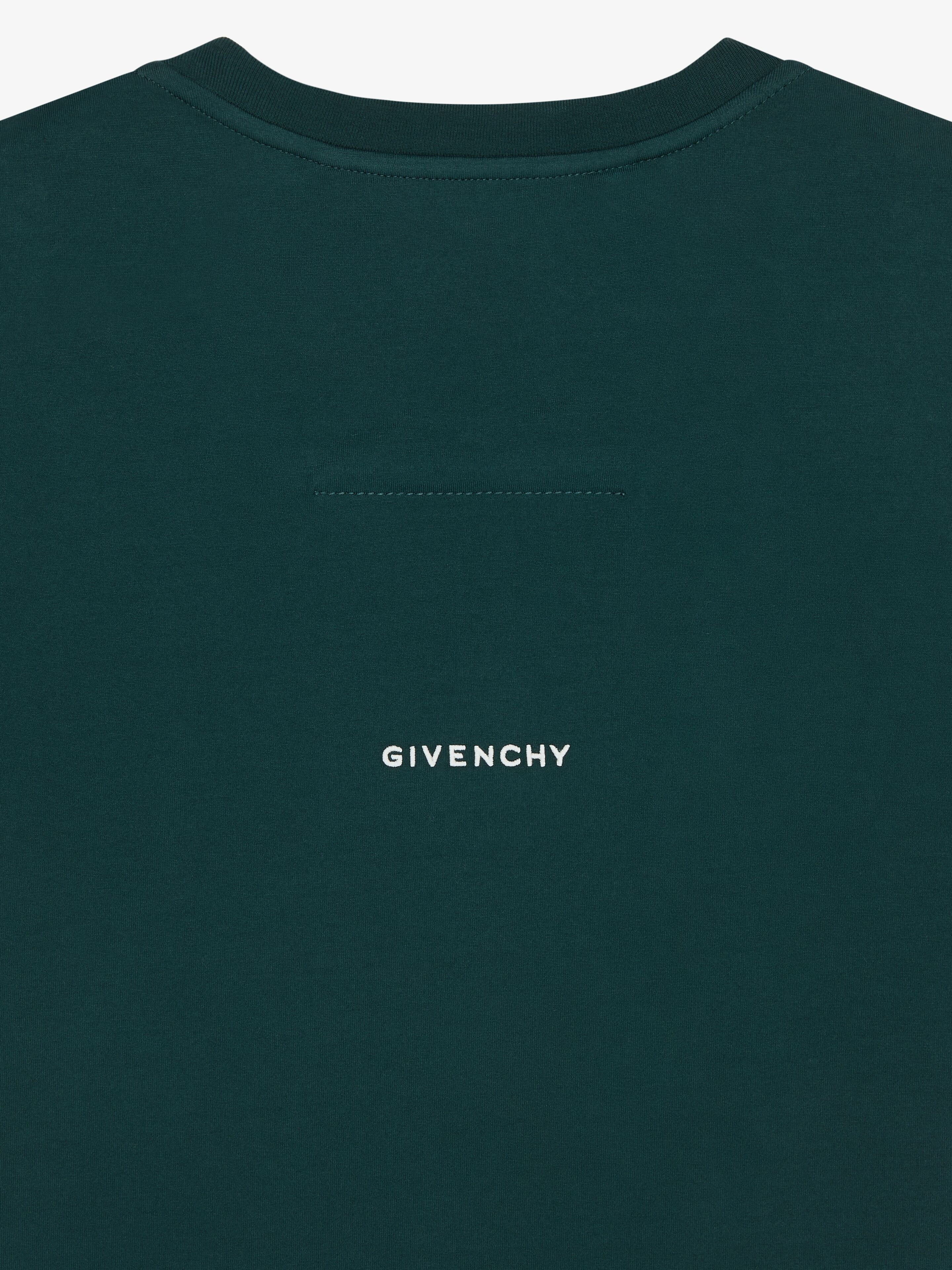 SLIM FIT T-SHIRT IN COTTON WITH 4G DETAIL - 2