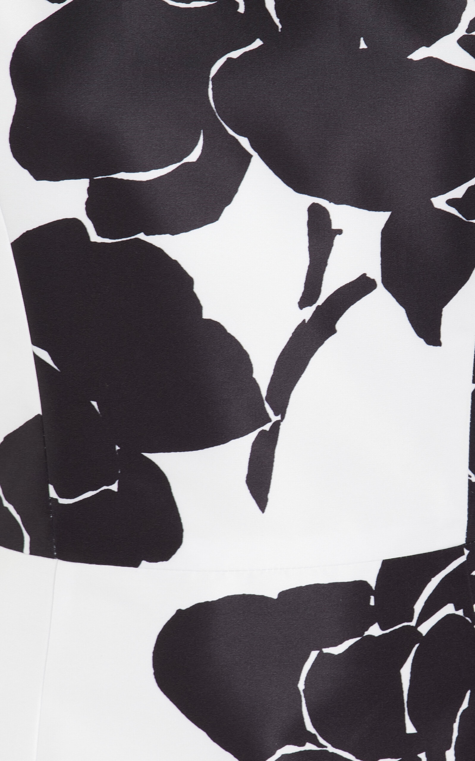Printed Faille Mini Dress black/white - 6