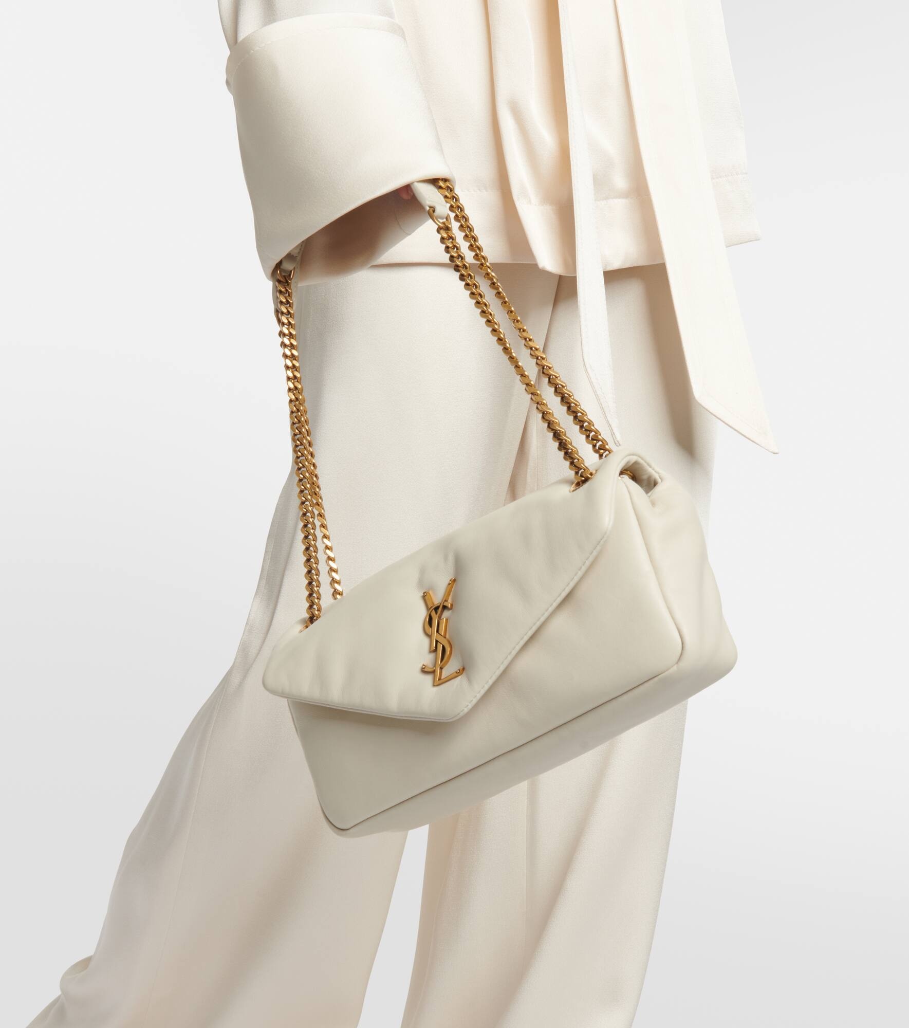 Calypso leather shoulder bag - 7