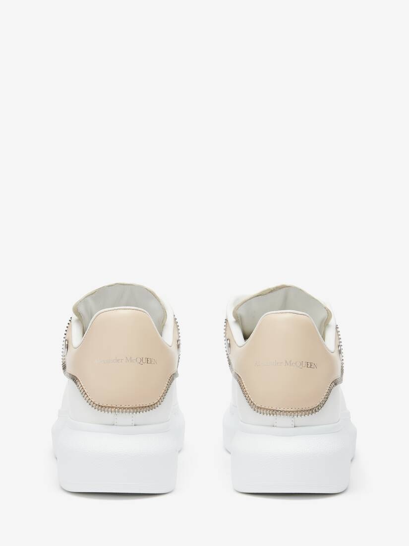 Women's Oversized Sneaker in White/oat - 3