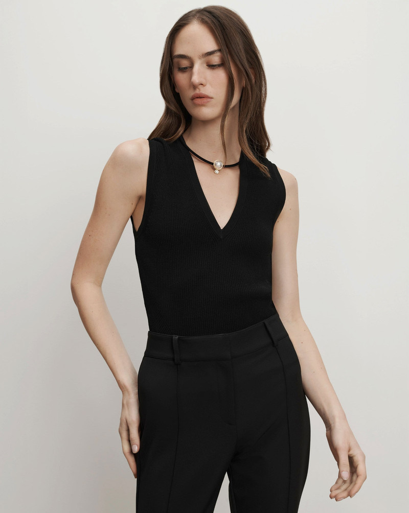 VERONICA BEARD SID SLEEVELESS PULLOVER outlook