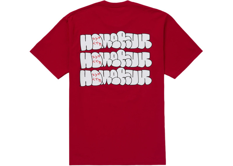 Supreme Supreme Homerun Tee Red outlook