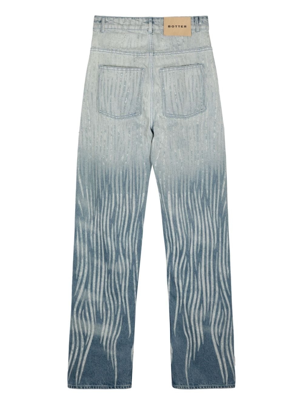 gradient-effect straight-leg jeans - 2