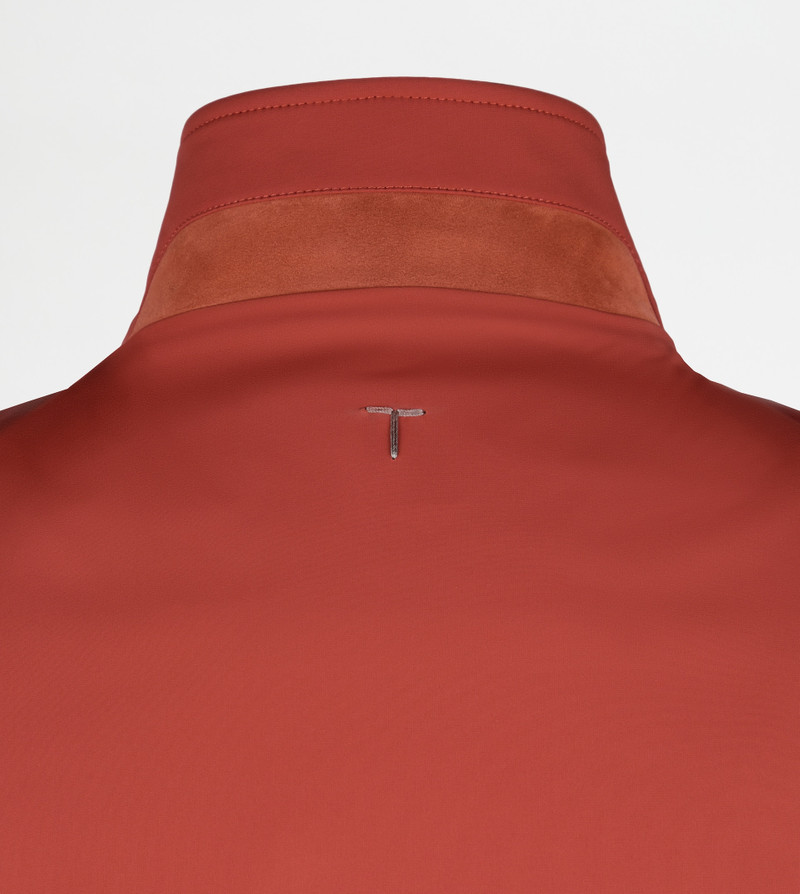 VEST IN TECHNICAL FABRIC - ORANGE 3