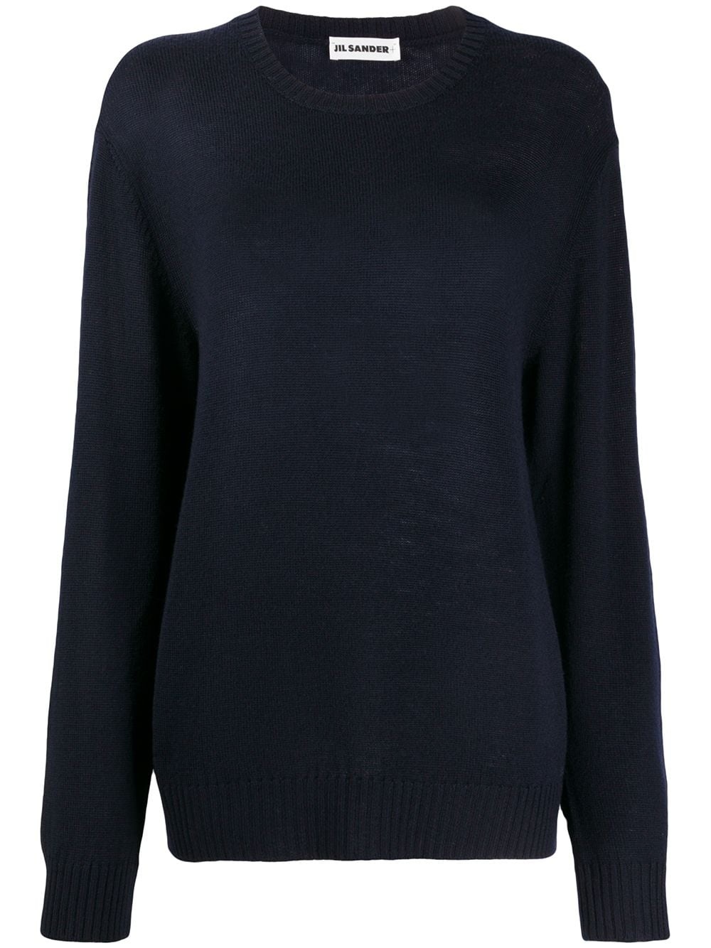 slouchy crew neck jumper - 1