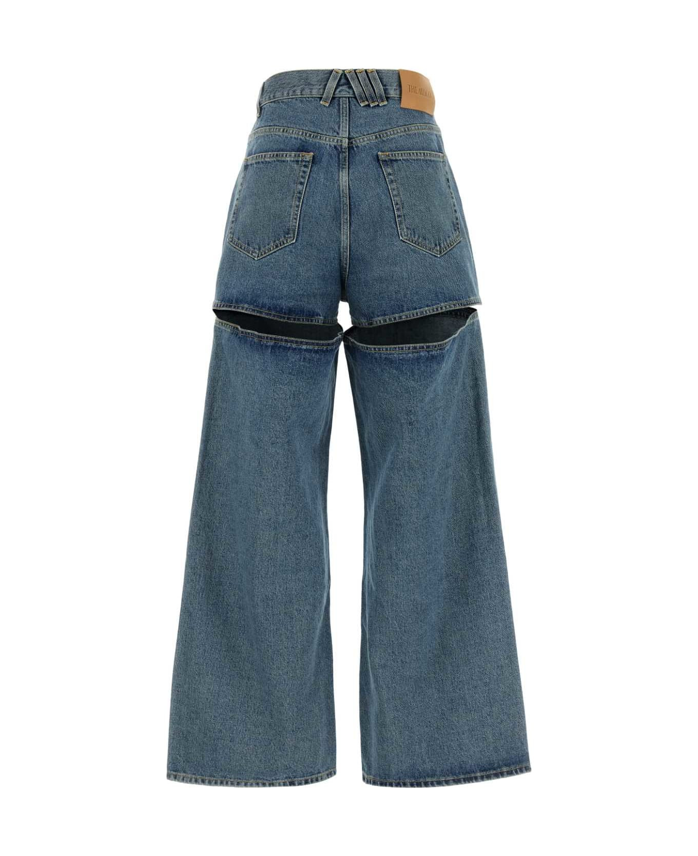 Denim Wide-leg Jeans - 2