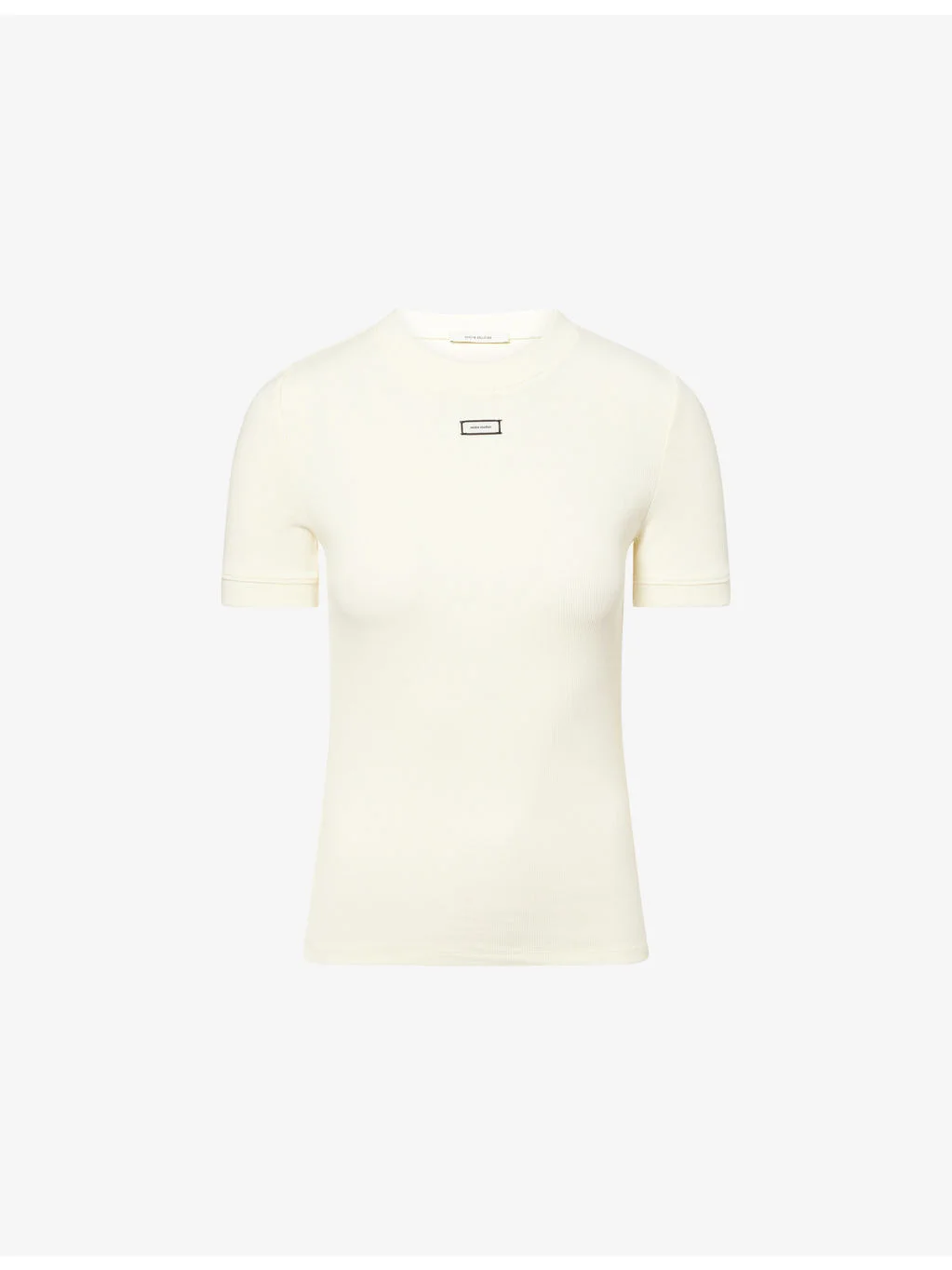 Lounge Ribbed Cotton T-Shirt - 1