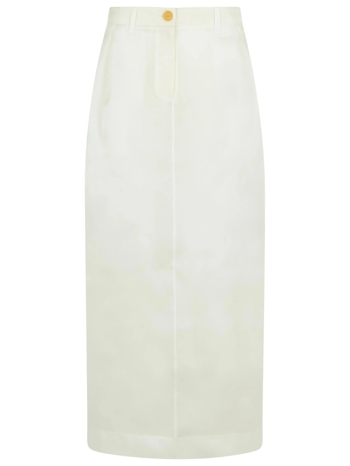 Khaite Lucian White Silk Skirt Women - 1
