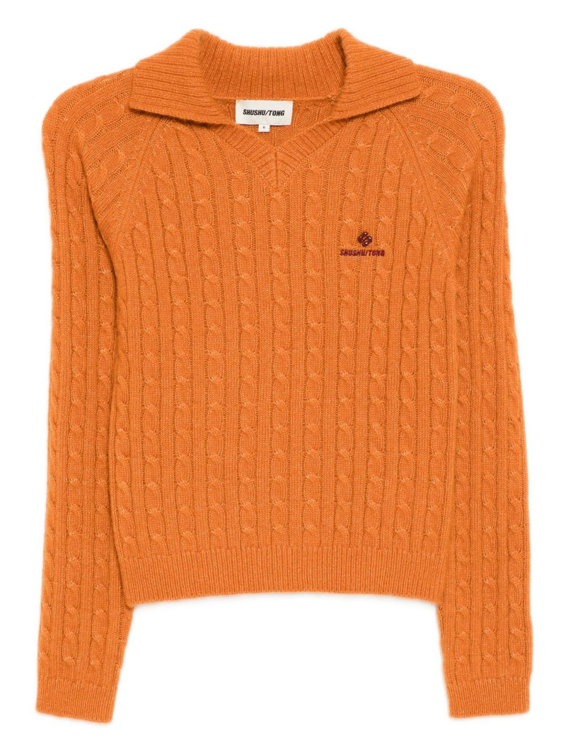 logo-embroidered top 1