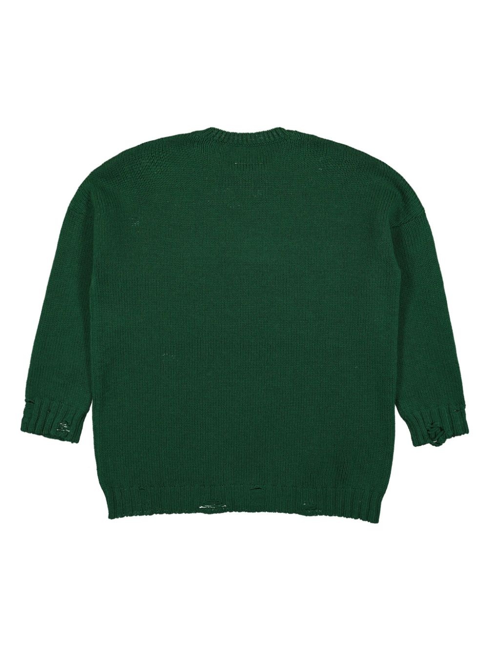 intarsia-knit logo jumper - 2