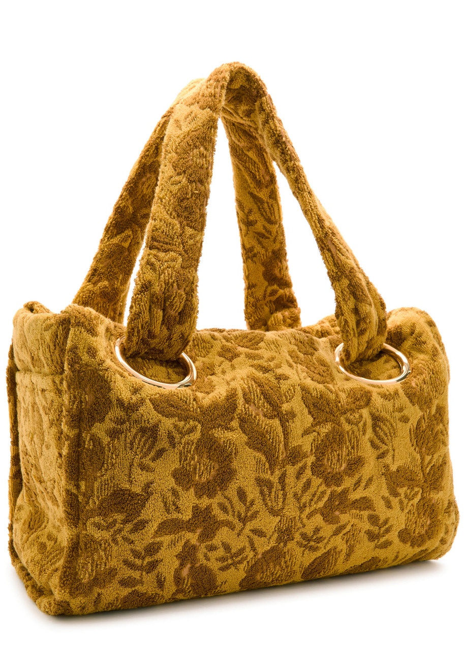 Chloe Plage Large Floral-jacquard Terry Tote - 2