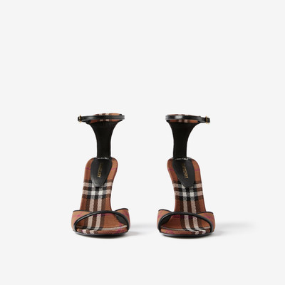 Burberry Check Stiletto-heel Sandals outlook