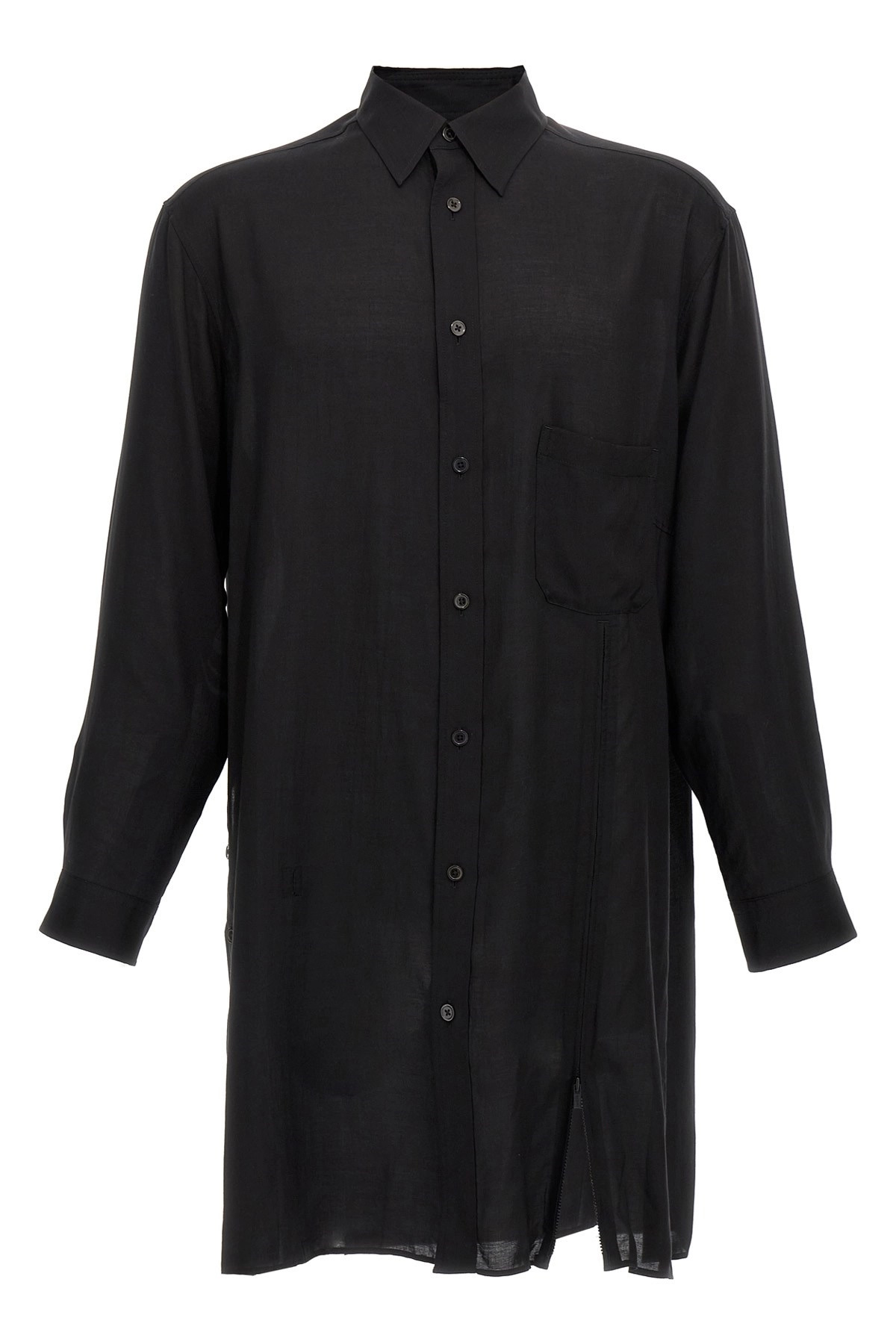 'Cellulose Lawn Zip Button Blouse' shirt - 1