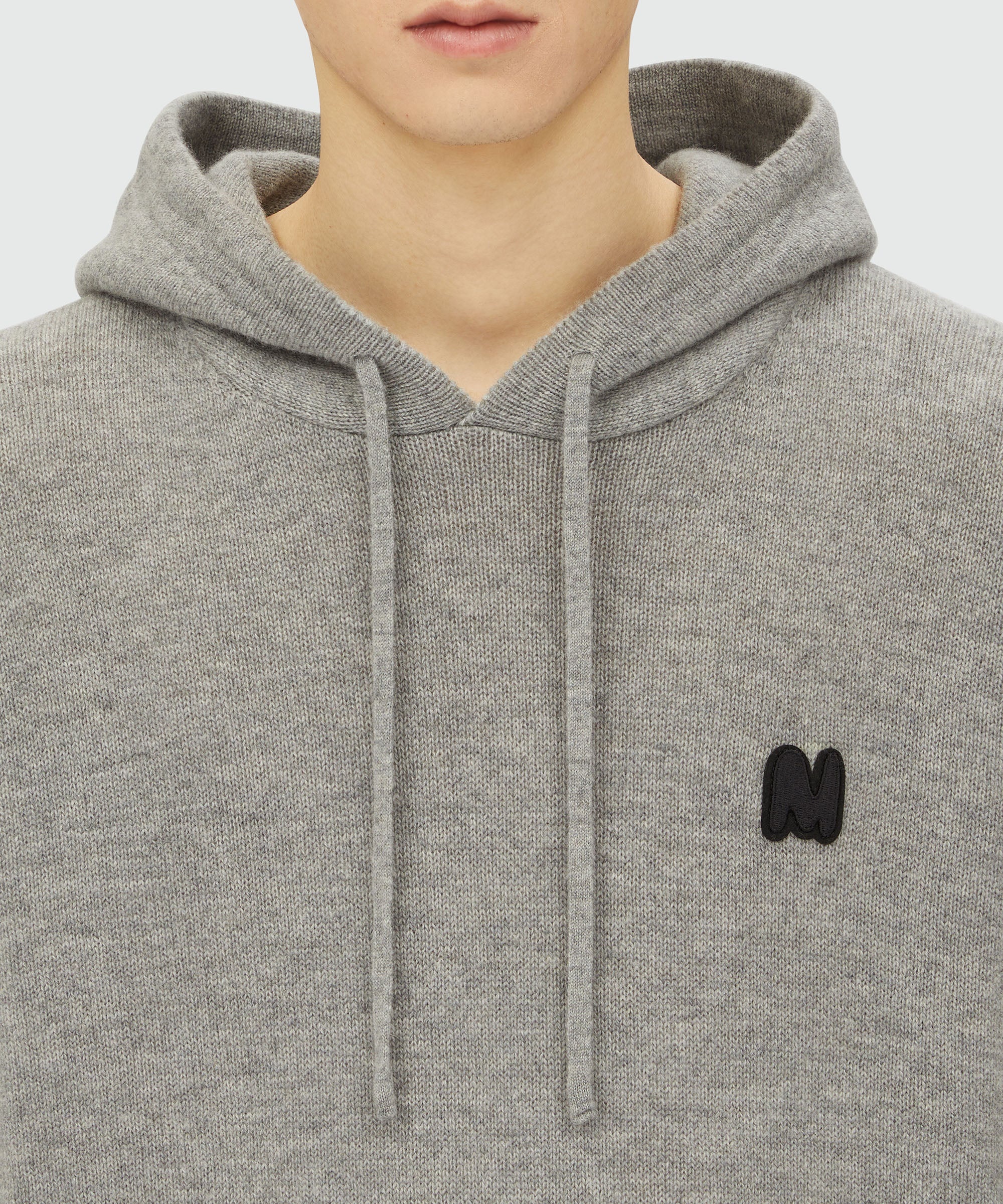 Blended cashmere sweater with "TheMwave" patch - 5