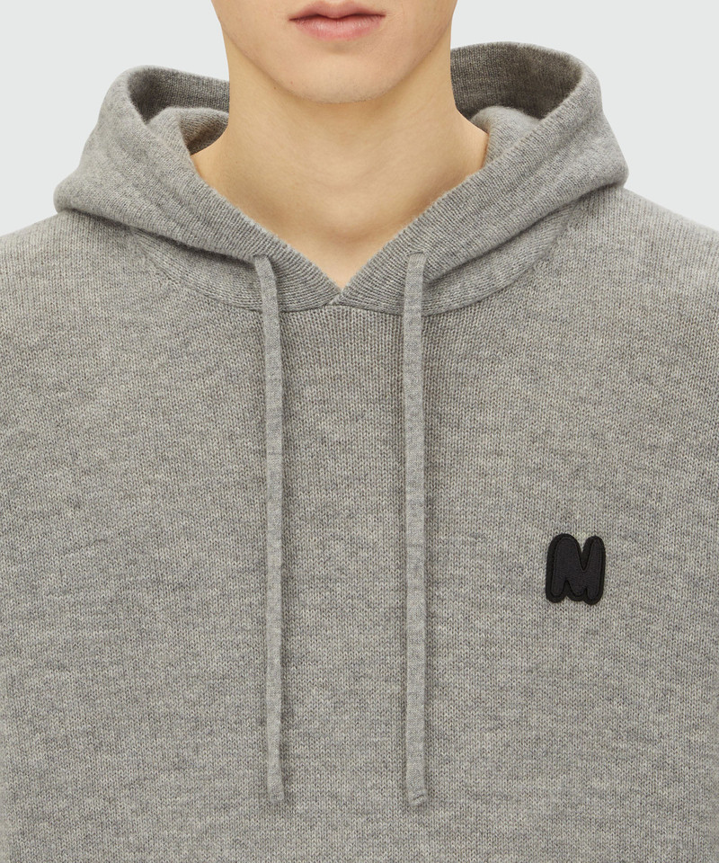 Blended cashmere sweater with "TheMwave" patch 5