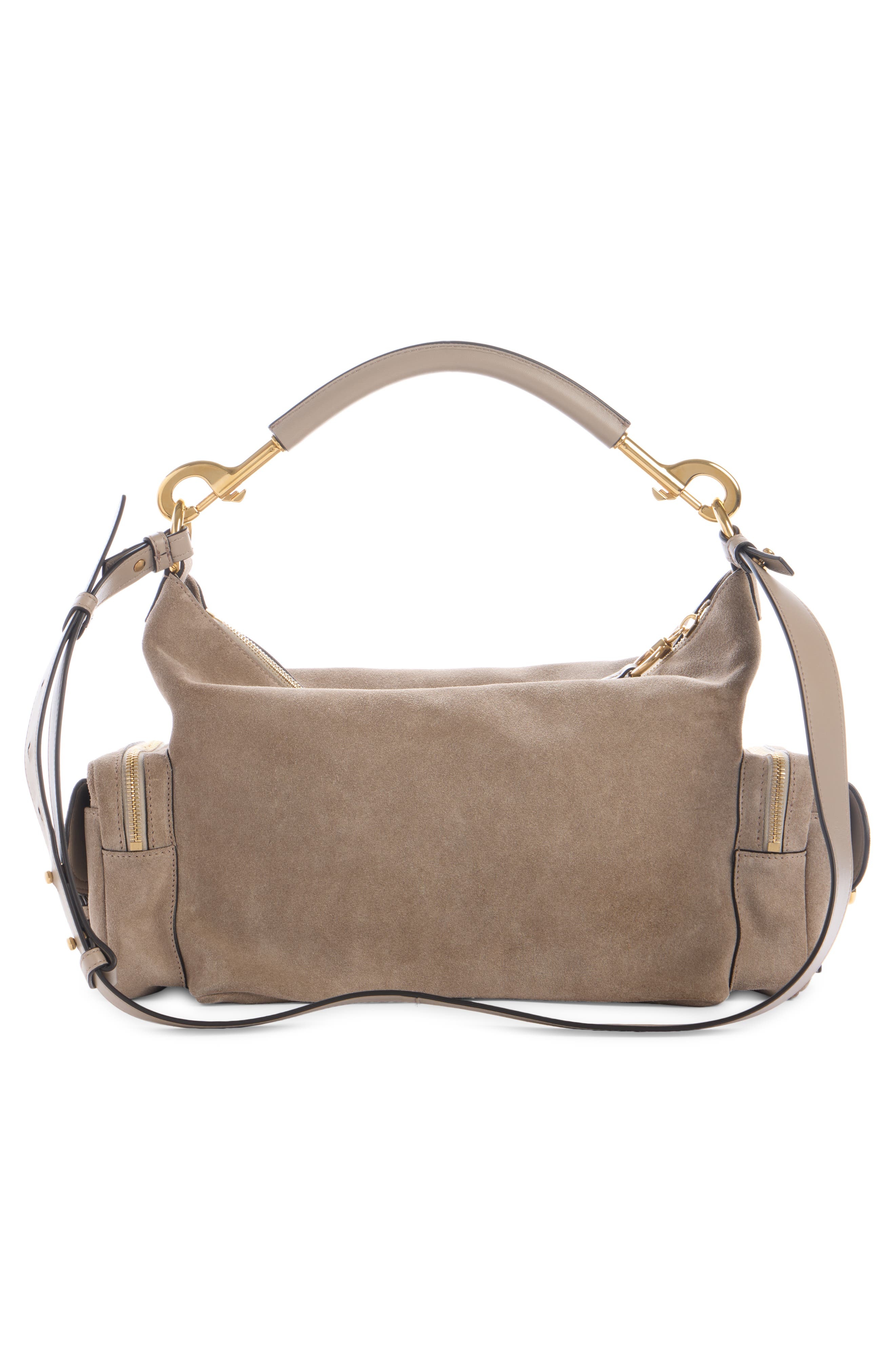 Chloé Suede Camera Bag in Motty Grey at Nordstrom - 3