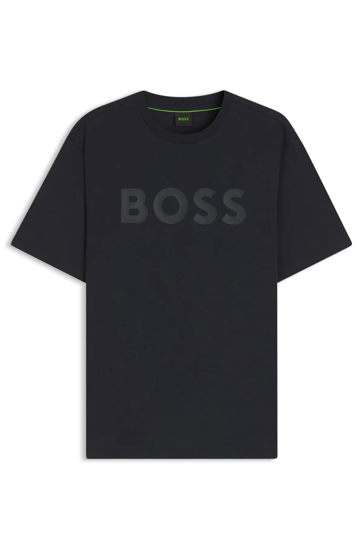 COTTON T-SHIRT WITH TONAL LOGO - 1