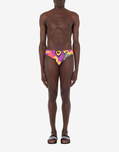 Moschino GEOMETRIC PRINT BIKINI BOTTOMS outlook