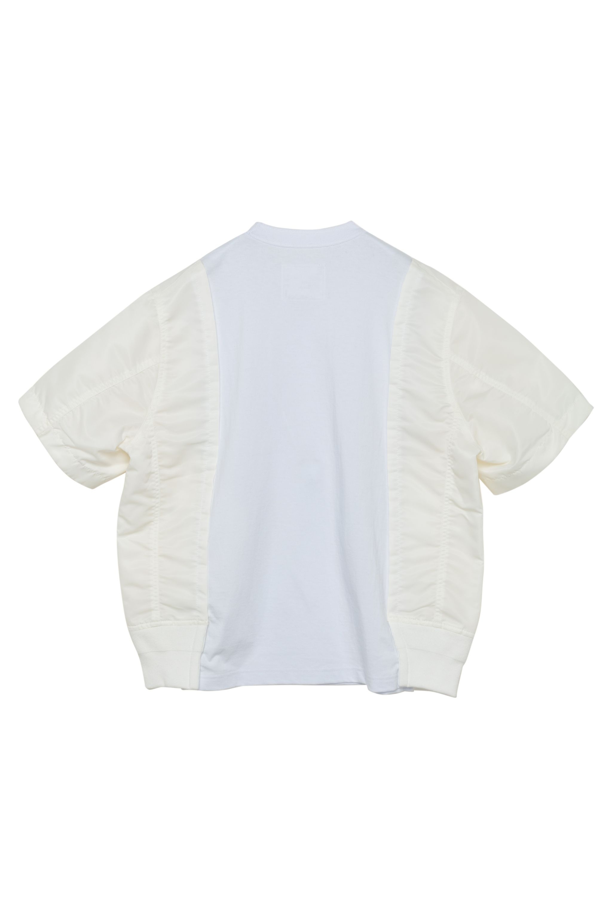 Nylon Twill x Cotton Jersey T-Shirt - 3