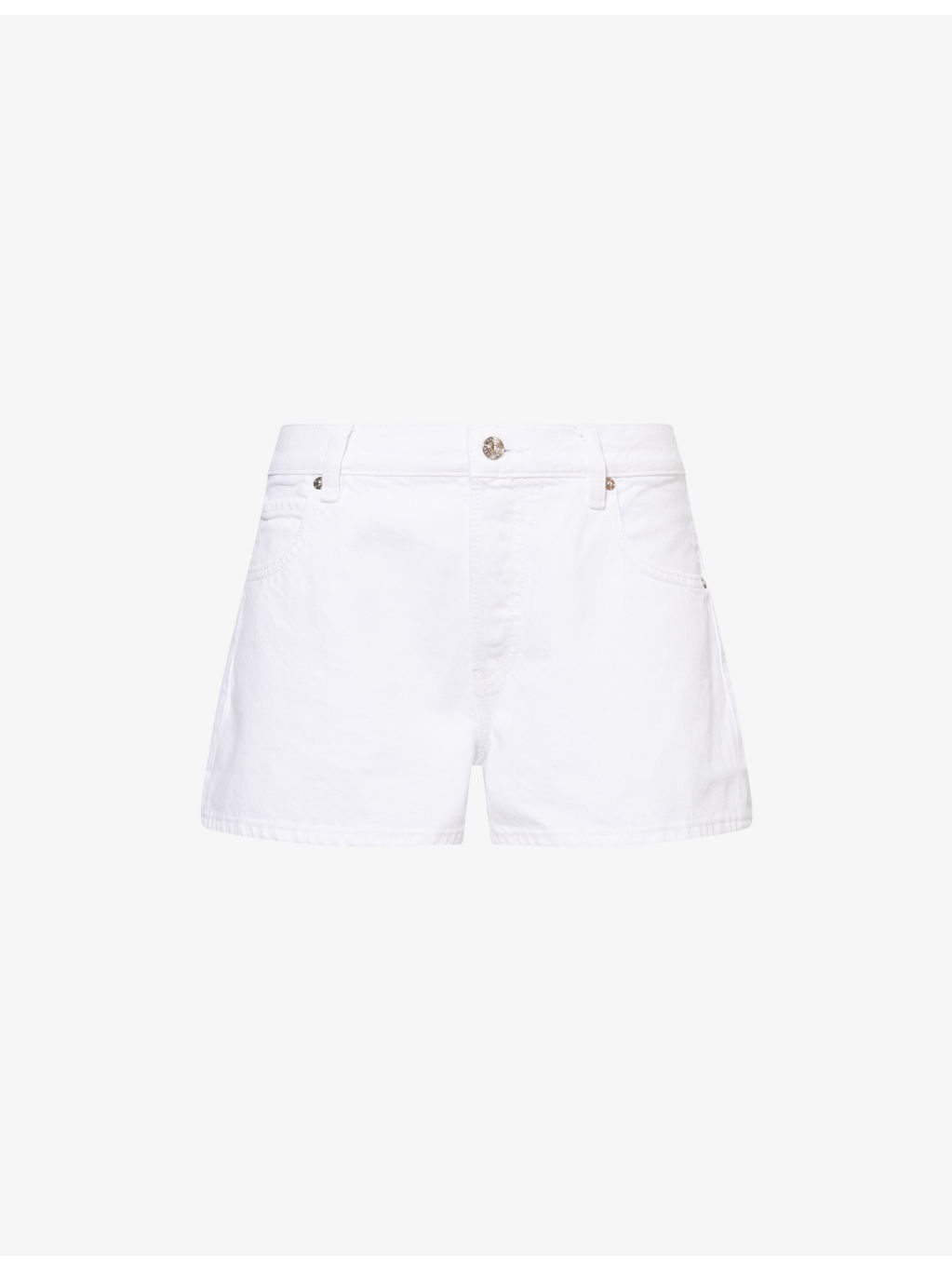 The Hang Mid-Rise Denim Shorts - 1