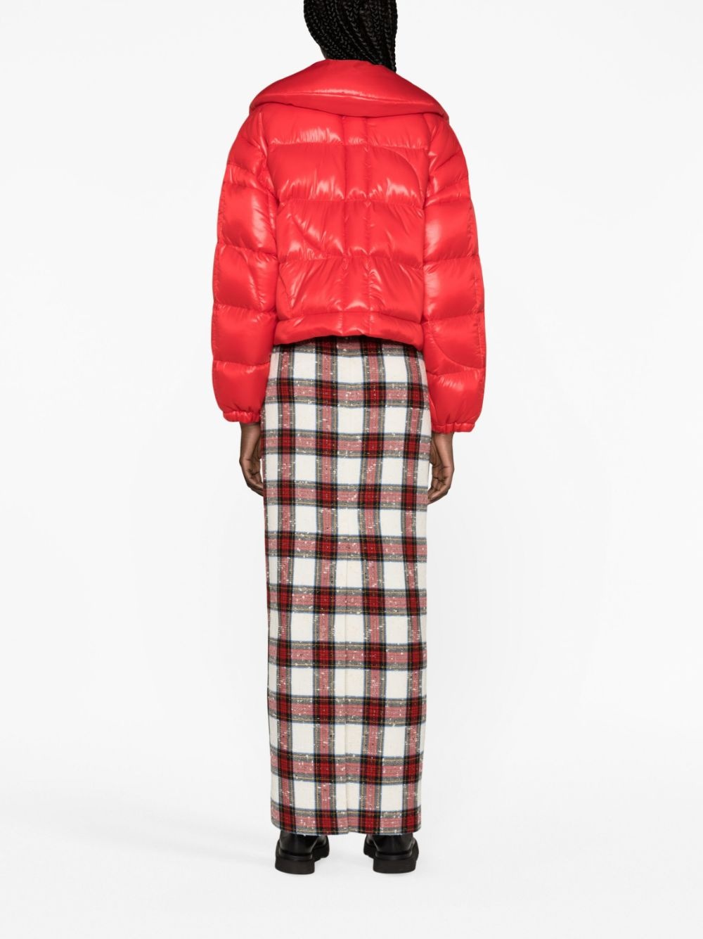cropped puffer jacket - 3