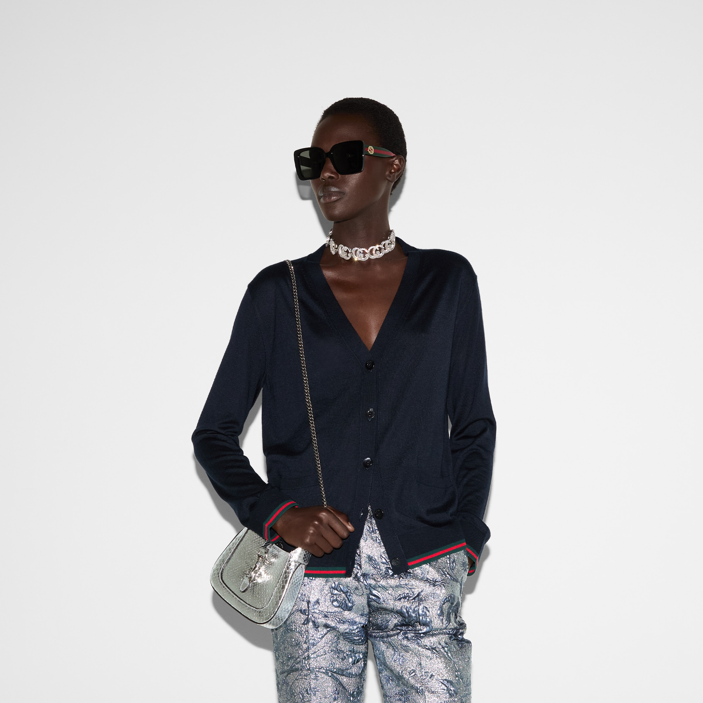 Extra fine cashmere silk cardigan - 6