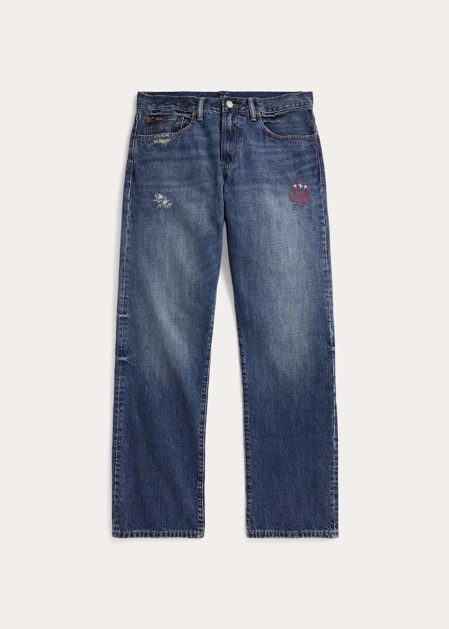 Hampton Straight Distressed Jean - 1