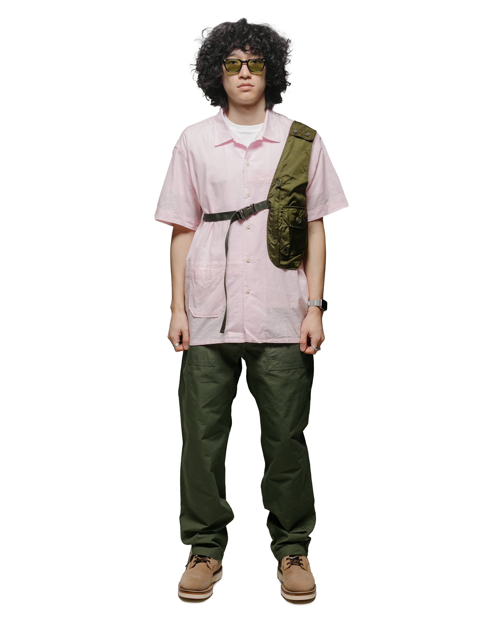Camp Shirt Pink Cotton Handkerchief - 4