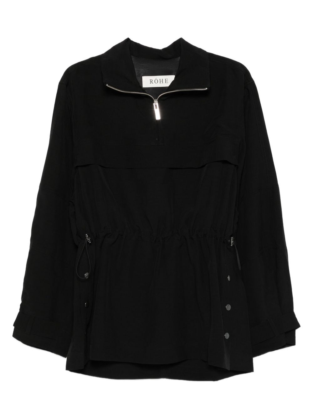 drawstring-waist sweatshirt - 1