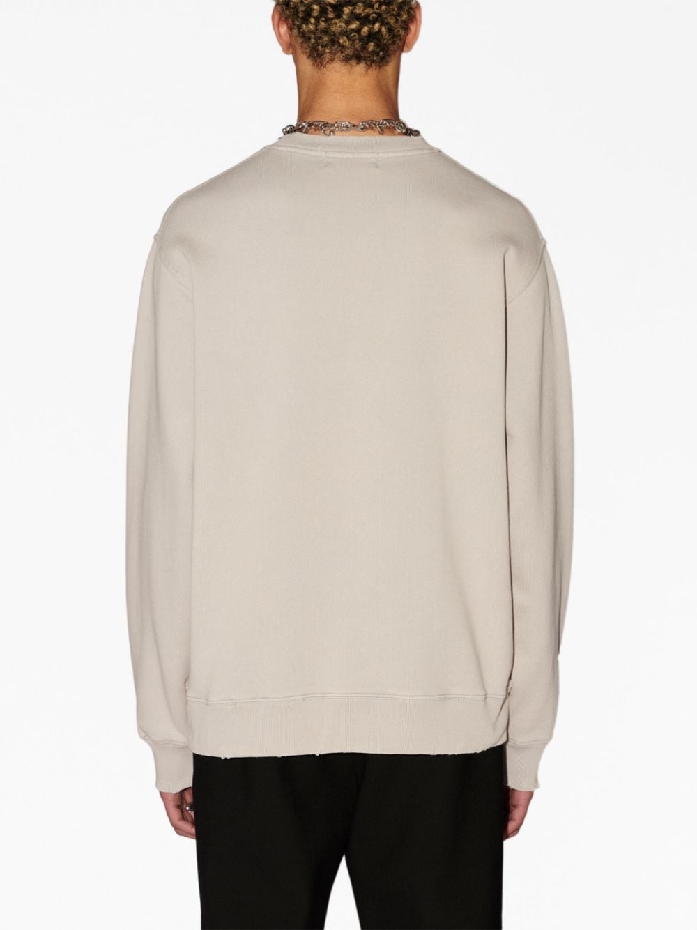 Pass-print cotton sweatshirt - 5