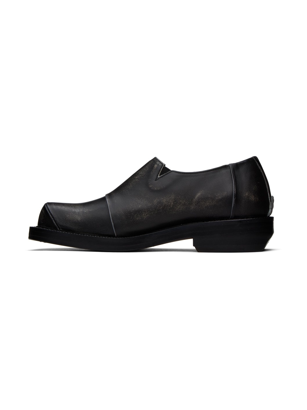 Black Faded Loafers - 3