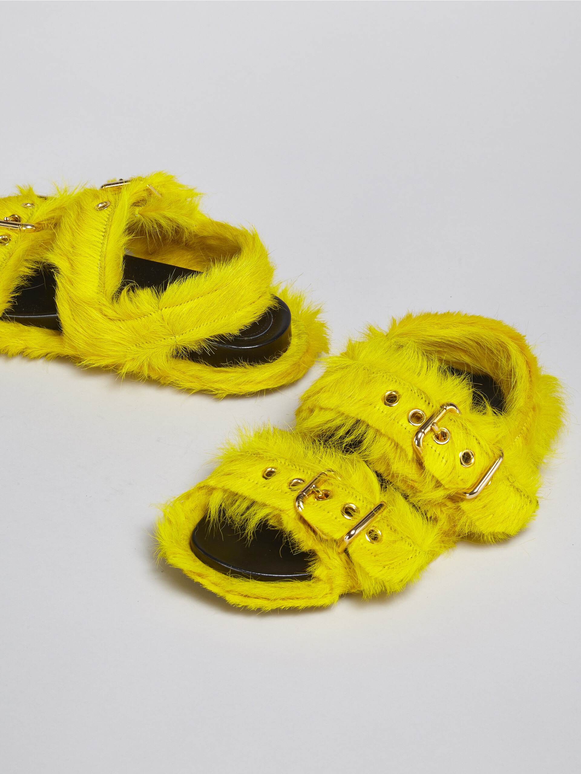YELLOW FUSSBETT IN LONG CALF HAIR - 5