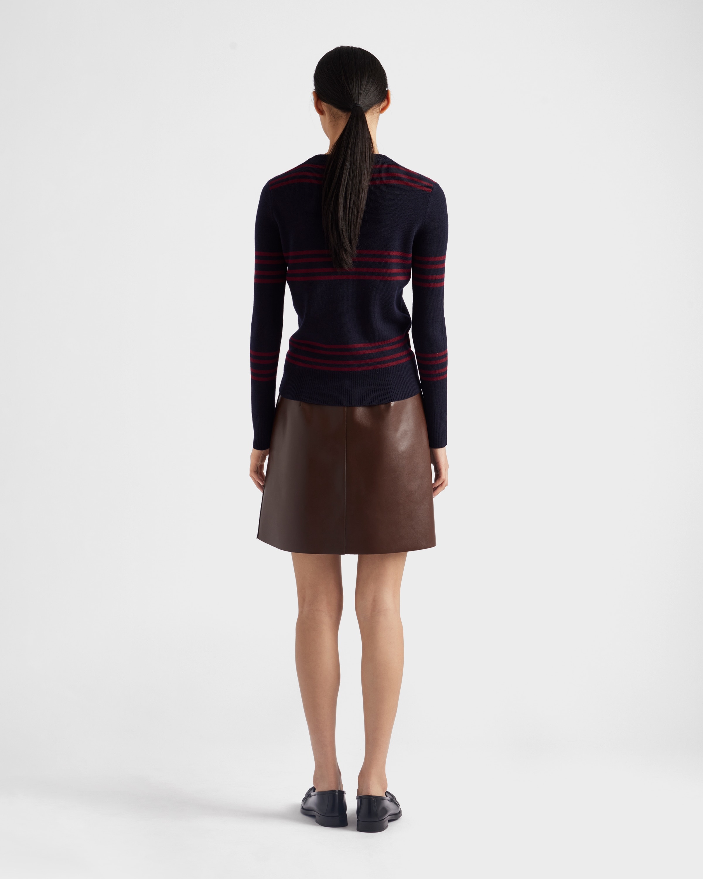 Leather miniskirt - 5