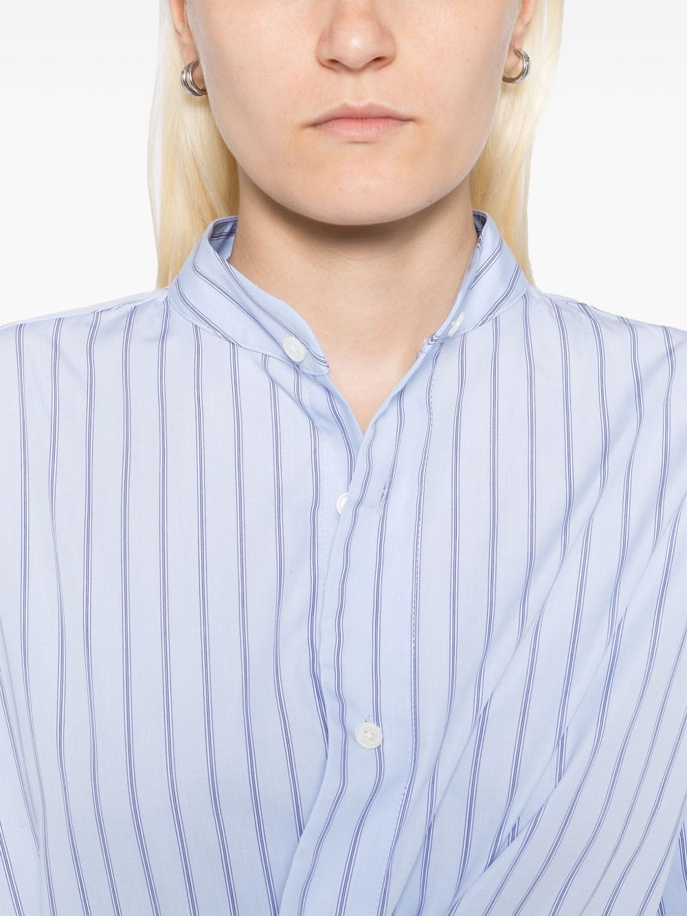 wrap-shirt dress - 6