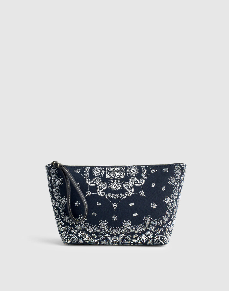 Bandana-Print Zip Pouch 1