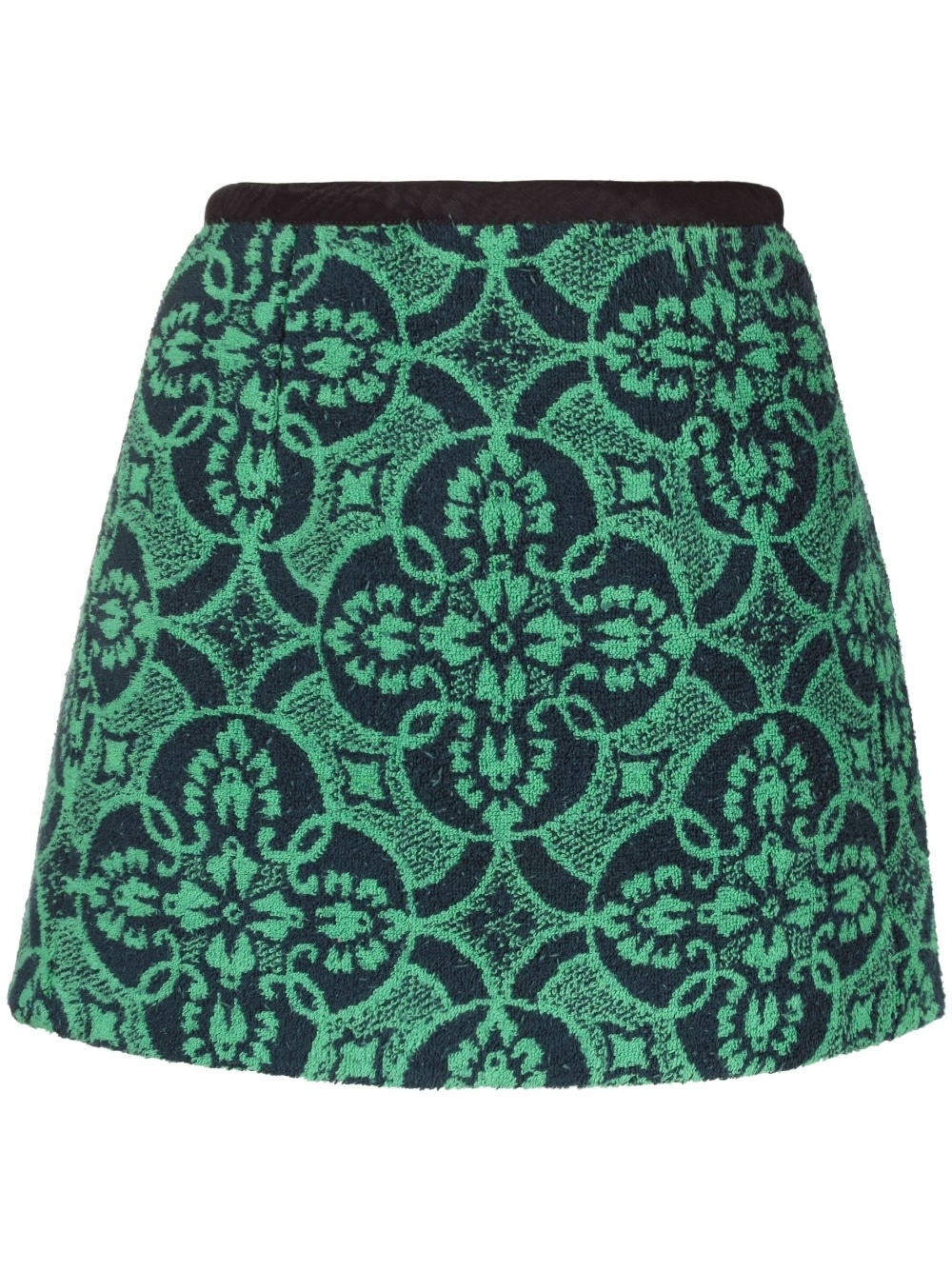 Towels jacquard mini skirt - 1