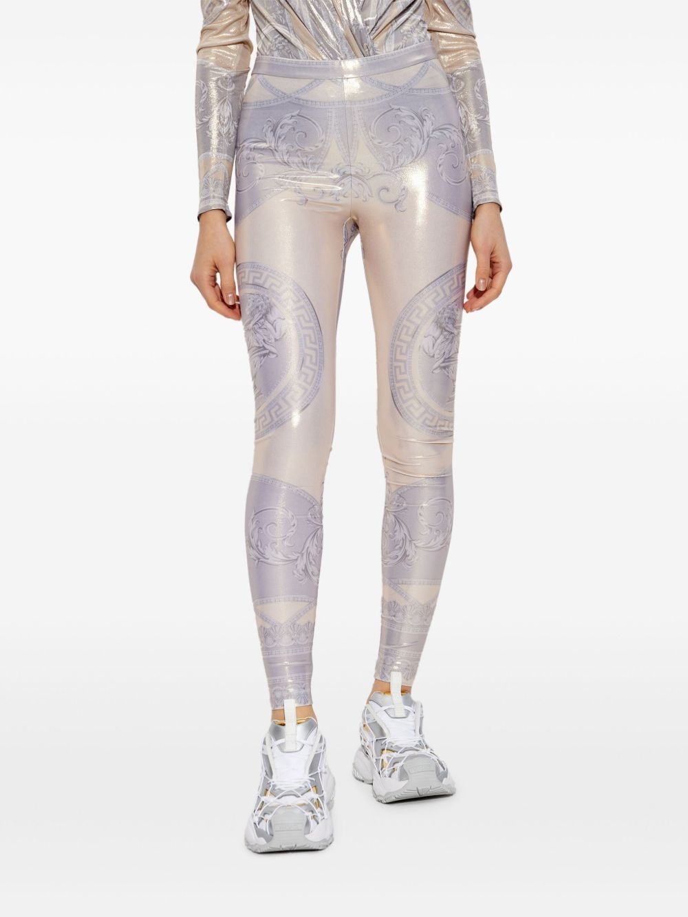 La Coupe des Dieux-print leggings - 3