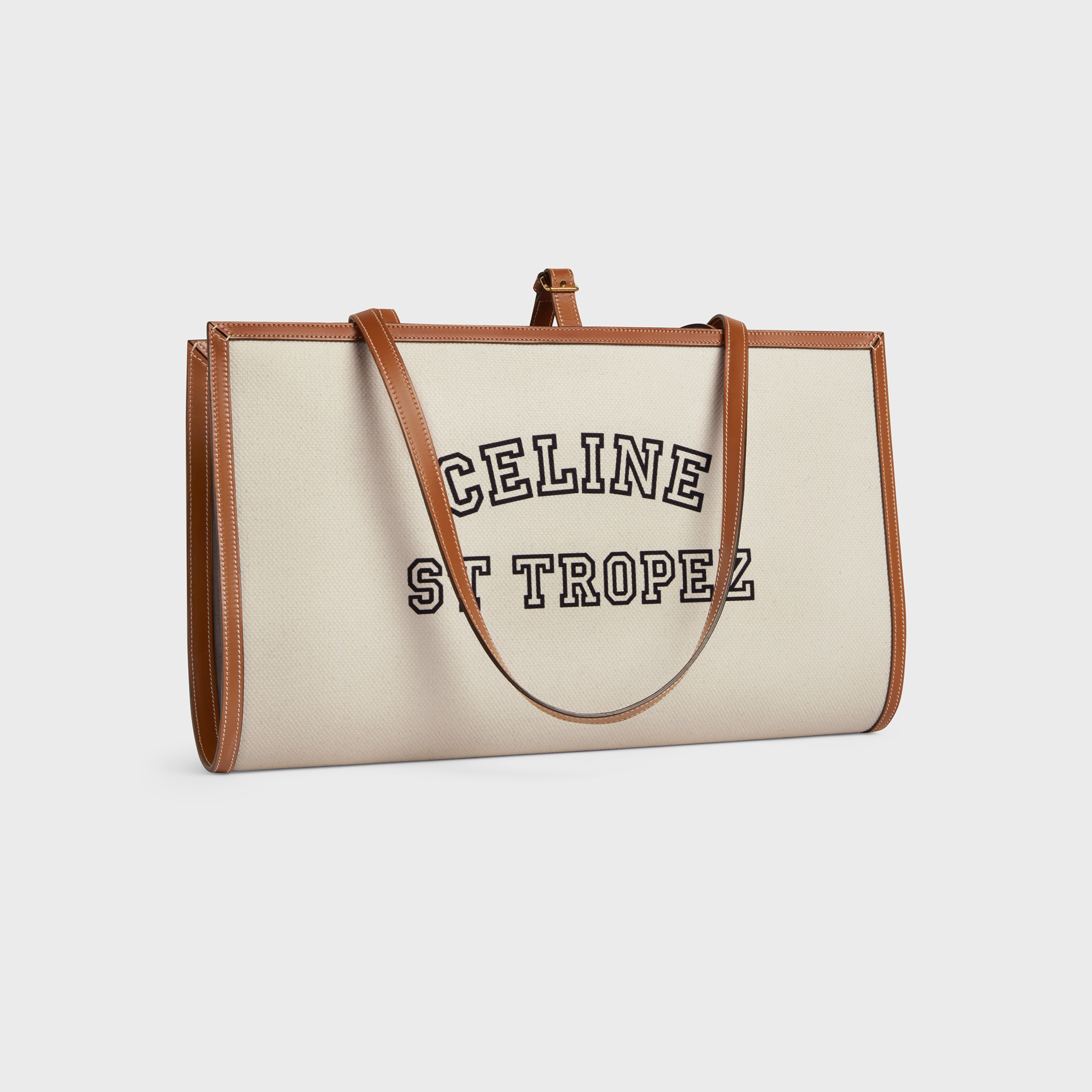 CELINE TOWEL CARRIER IN “ST TROPEZ” PRINT AND CALFSKIN - 2