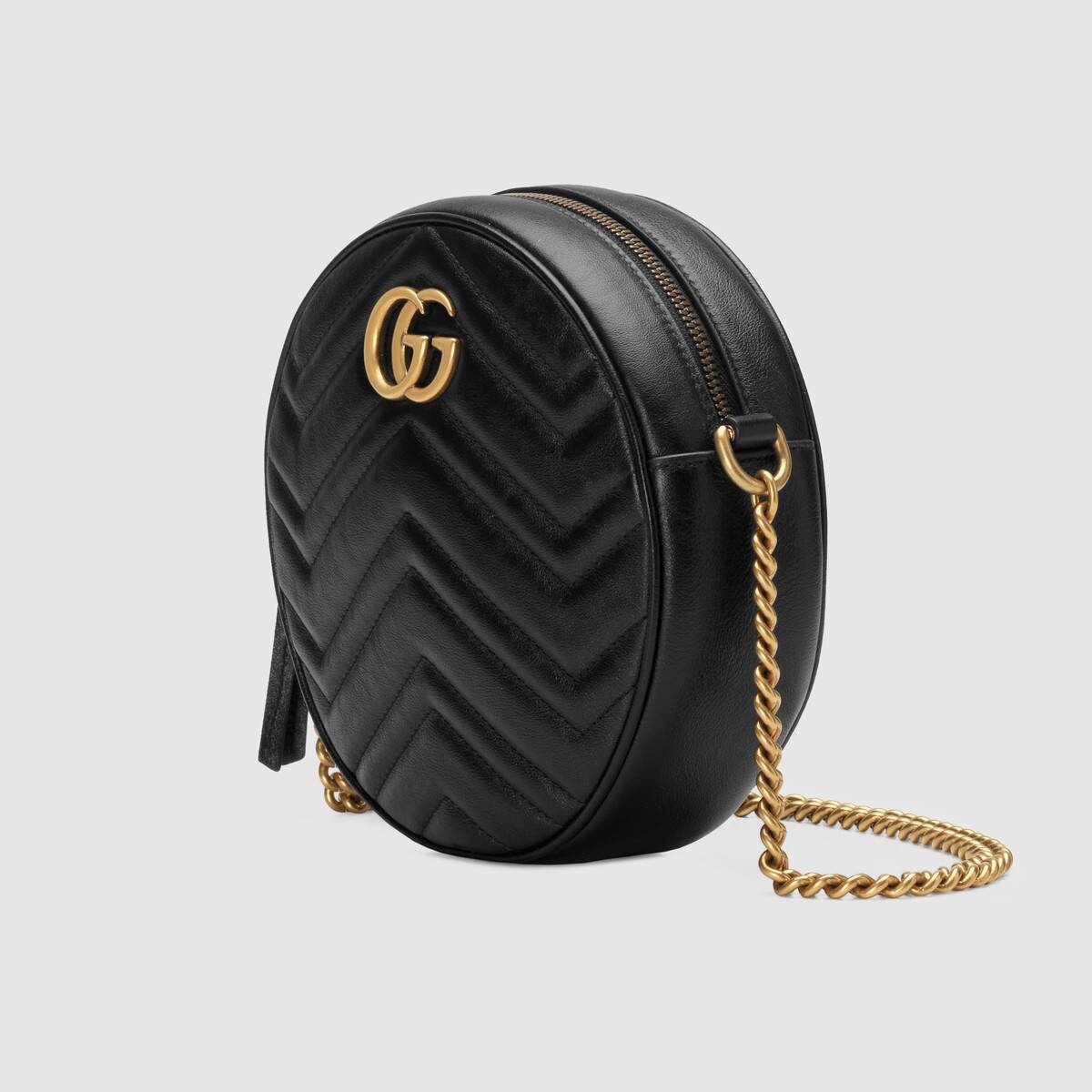 GG Marmont mini round shoulder bag - 2